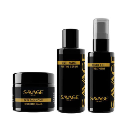 SAVAGE MEN SKINCARE NIGHT SET